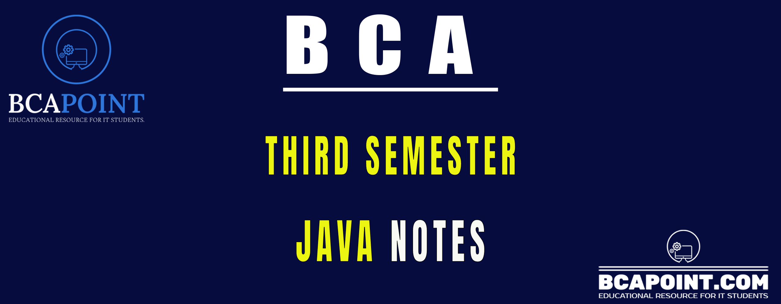 You are currently viewing New OOP in Java Notes BCA Third Semester 2023